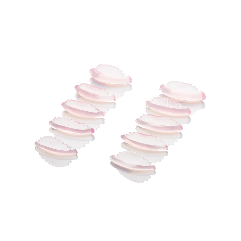 Shell szilikonpad szett (5 pár)-rózsaszín